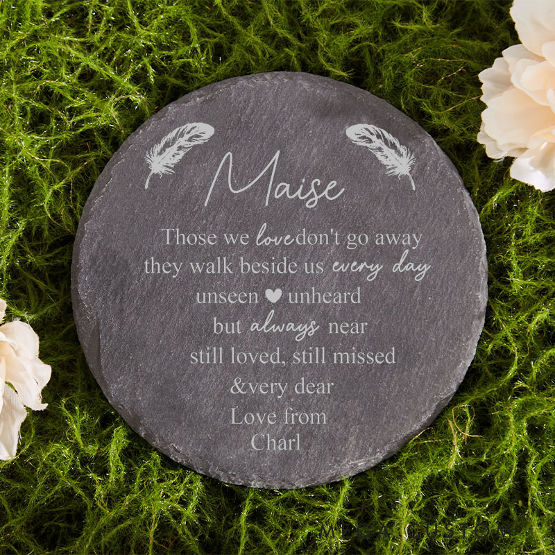 Personalized Memorial Stone Sympathy Gift for Loss of a Loved Remembrance Stone for Memorial Garden in Loving Memory Gift Custom Funeral Gift