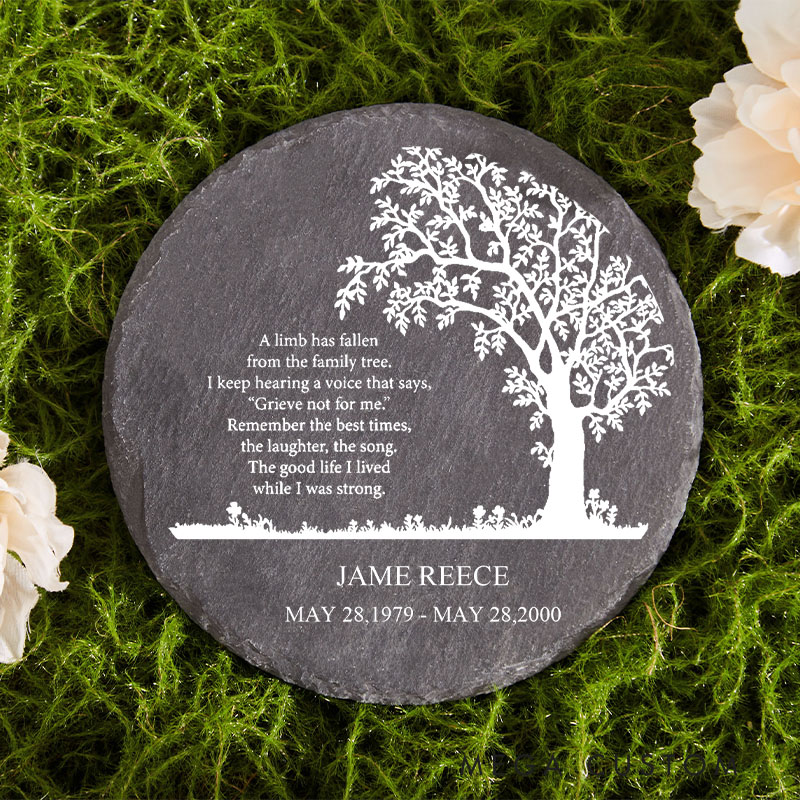 Personalized Memorial Garden Stone Sympathy Gift Decor Those We Love Don't Go Away Memorial Bereavement in Memory of Loss of Loved One Condolence Gift