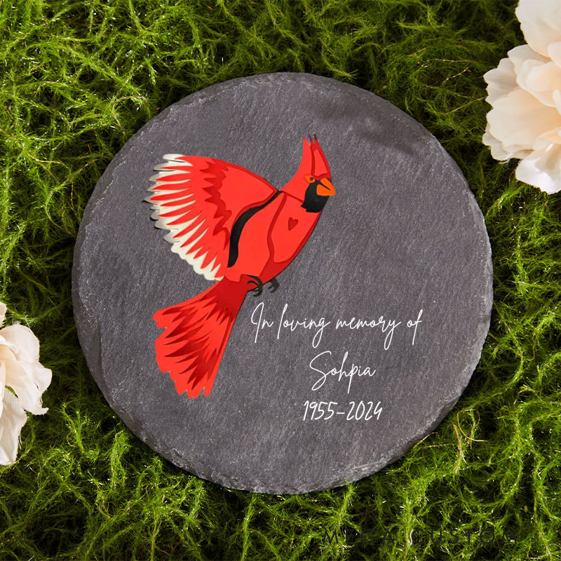 Personalized Memorial Garden Slate Stone Memorial Plaque Sympathy Gifts for Loss of Loved One Remembrance Bereavement Keepsake