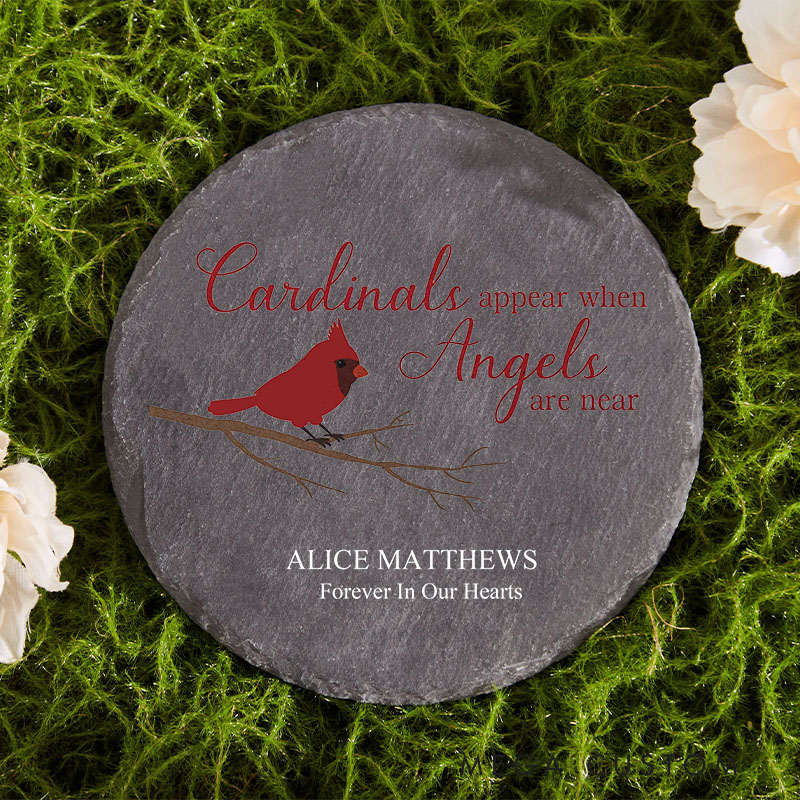 Personalized Cardinal Memorial Stone Sympathy Gift for Loss of Loved One in Loving Memory Gifts Remembrance Bereavement Keepsake Gift