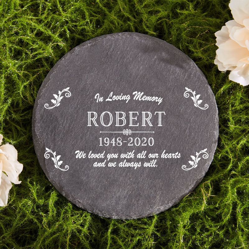 Personalized Memorial Stone for Loss of Loved One in Loving Memory Memorial Stone Loved Ones Memorial Plaque Sympathy Gift Tribute Cemetery Decor 