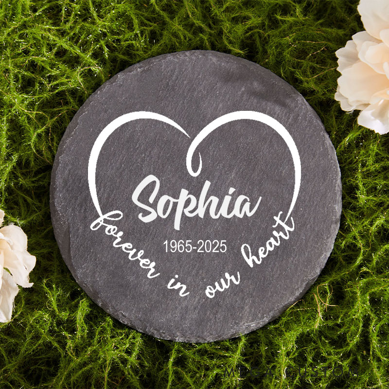 Personalized Memorial Garden Stone for Loss of Loved One Memorial Headstone for Outdoors Weatherproof Grave Marker Sympathy Gift 