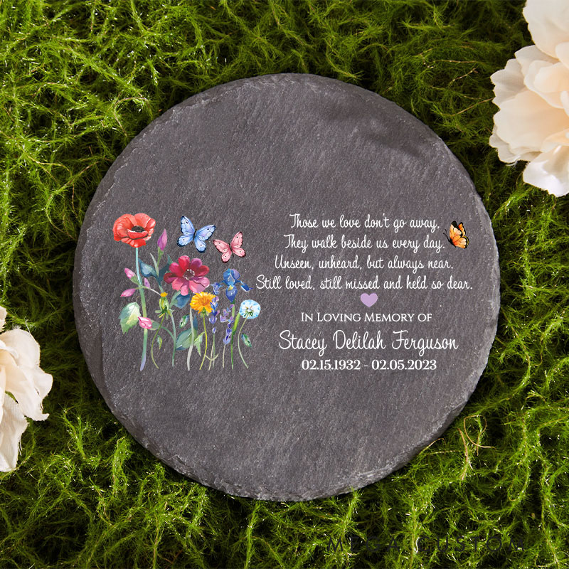 Personalized Memorial Stone for Loss of Loved One Sympathy Gifts Cemetery Rock Stepping Stones Bereavement Gift Funeral Gift 