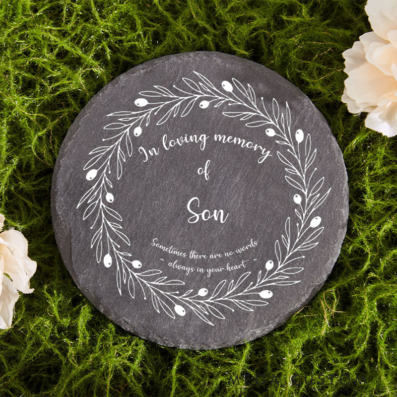 Personalized Memorial Garden Stone for Loss of Loved One Cemetery Grave Decoration Tombstone for Cemetery Sympathy Gift Funeral Gift 