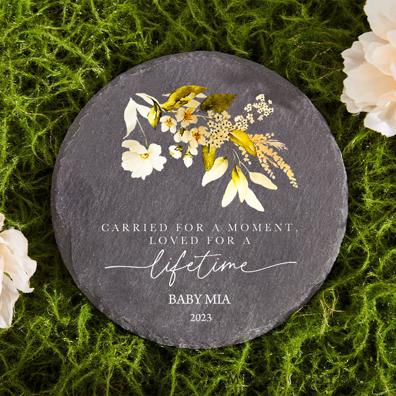 Personalized Baby Loss Memorial Stone Miscarriage Keepsake Gift Remembrance Garden Stone Funeral Gift Loss of Baby Infant Loss Sympathy Gift 