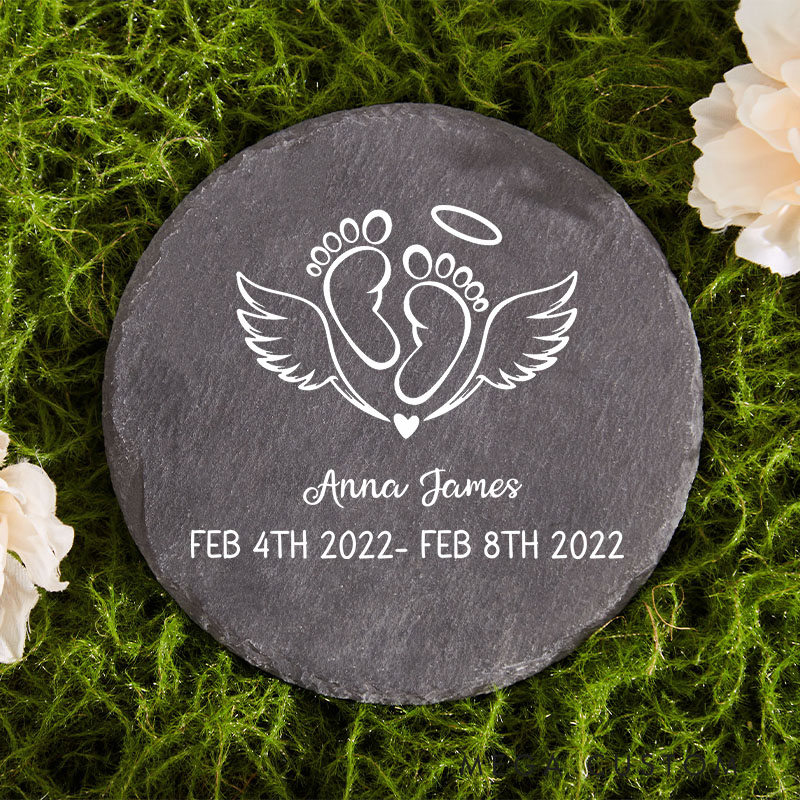 Personalized Baby Memorial Stone Loss of Child Infant Loss Sympathy Gift Miscarriage Keepsake Weatherproof Grave Marker Grave Markers for Cemetery