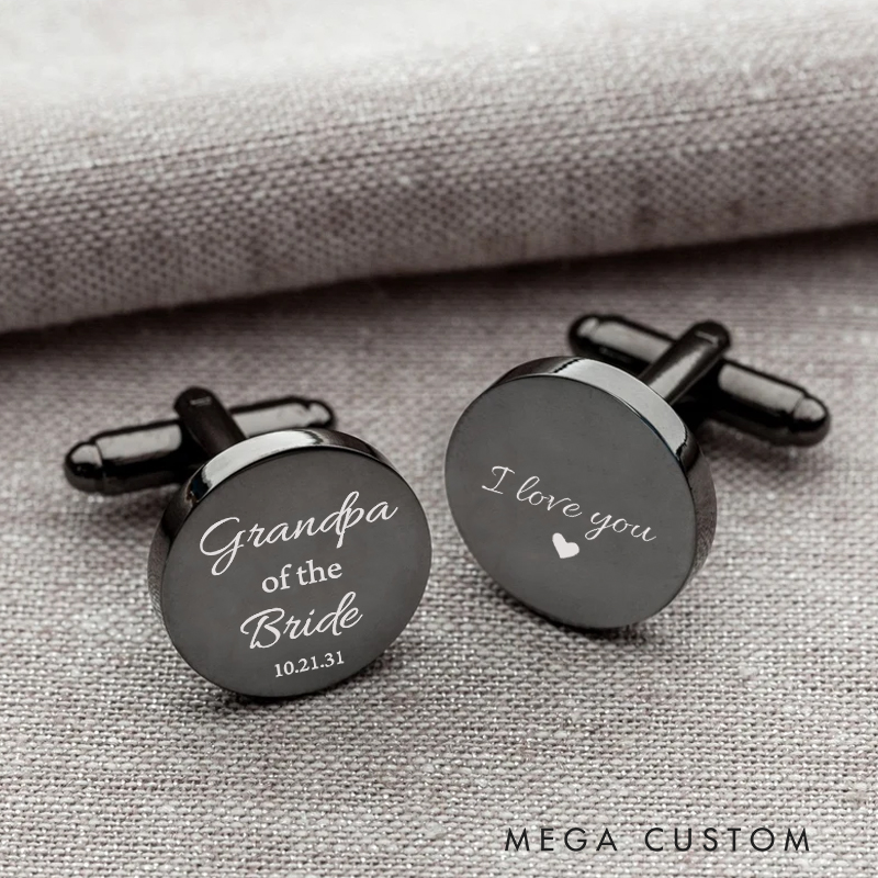 Personalized Memorial Photo Cufflinks Wedding Photo Cufflinks Father of the Bride Gift Groom Cufflinks Gift for Groom In Memory of Loved One Gifts