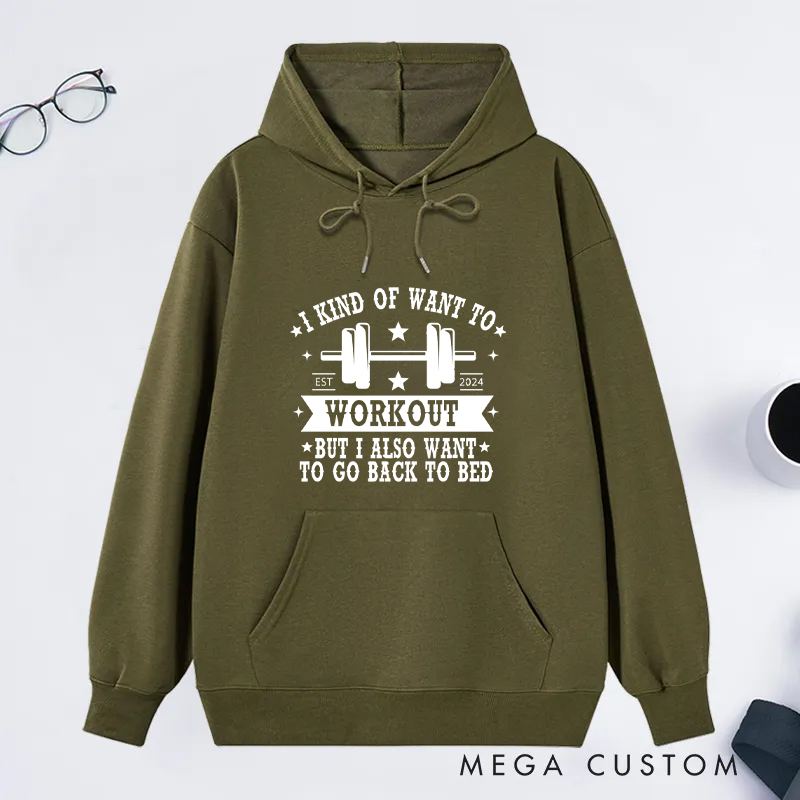 Personalized Fitness Classic Hoodies with Relatable Fitness Quote for Fitness Enthusiasts Bodybuilders and Gym Lovers