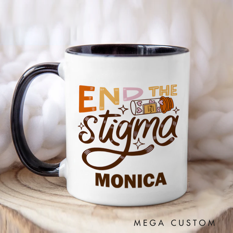 Personalized Nurse Mugs End the Stigma Design Coffee Mug Gift