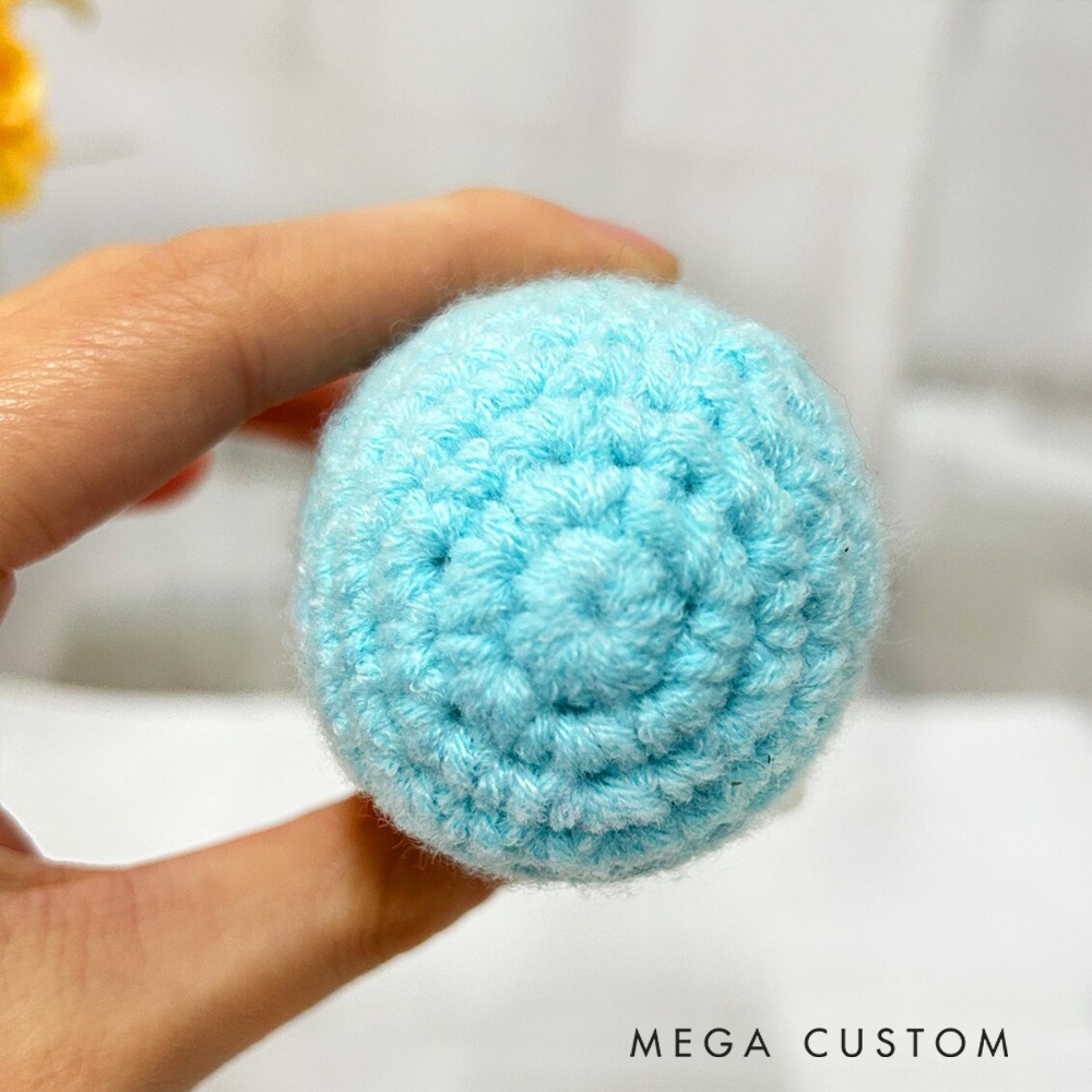 Personalized Crocheted Emotional Support Chill Pill Cute Stress Reliever Gift 