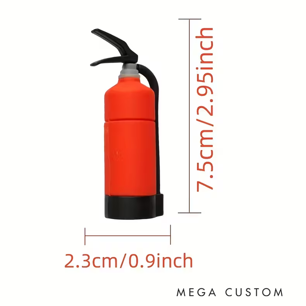 Personalized Fire Extinguisher Silicone Multiple Storage USB Flash Drive  Customizable Firefighter Themed Gift 