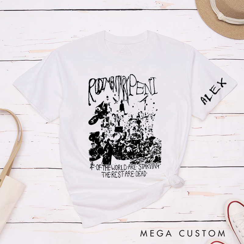 Personalized Classic T-Shirts Anarcho Punk and Deathrock and Post Punk Lovers T-Shirt