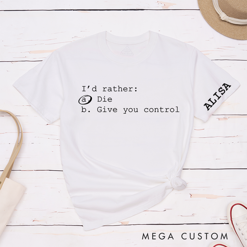 Personalized Classic T-Shirts Ironic Song Lyrics Tee and 90's Rock Shirt and Gift for Friend and Concert Tee and Vintage Tee and 90s Grunge Shirt