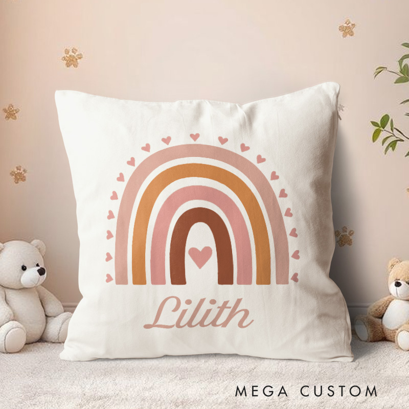 Personalized Baby Throw Pillow with Name Baby Shower Gift Birthday Gift for Baby