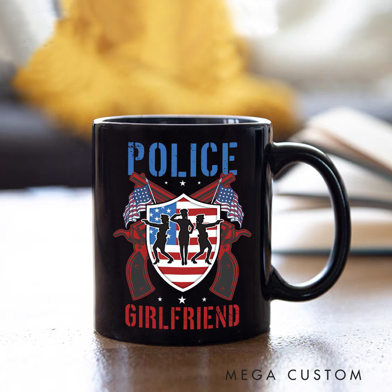 Personalized Police Girlfriend Mug Thoughtful Gift for Law Enforcement Supporters