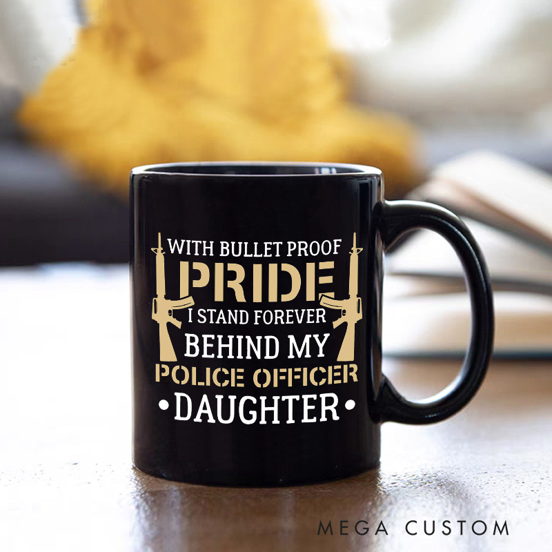 Personalized Police Officer Daughter Mug Gift for Proud Parents