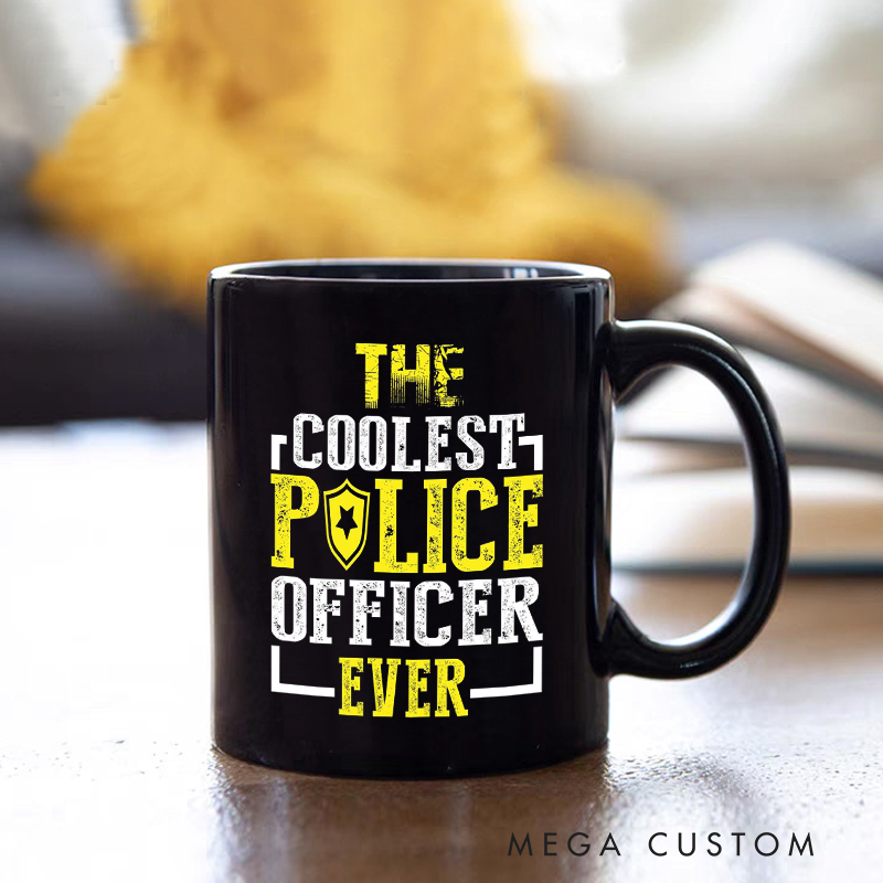 Personalized The Coolest Police Officer Ever Mug Custom Gift for Police Officers