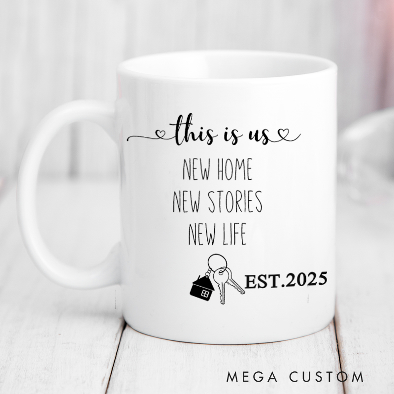 Personalized Housewarming Mug Custom 11oz Coffee Mug Homeowner Mug New Homeowner Gift New Home Gift Moving Away Gift  Housewarming Gift HomeOwner Gift