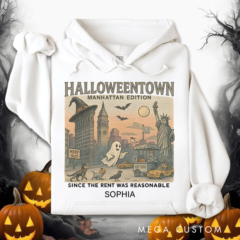Personalized Halloweentown Manhattan Edition Fun Nostalgic Halloween Hoodies