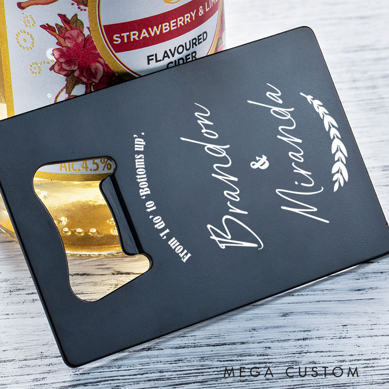 Personalized Card Bottle Opener Creative Bottle Opener Design Ideas for Celebrating New Beginnings and Housewarming Parties