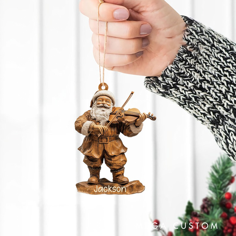 Personalized Violin Ornament and Violin Christmas Tree Ornament and Music Christmas Home Decor and Gift for Violin Player