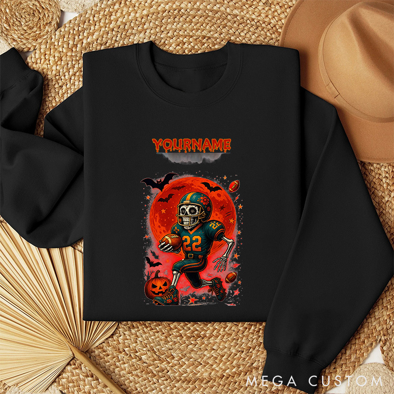 [Copy]Personalized “Tis' the Season“ American Football Sweatshirt with Custom Your Name and Number