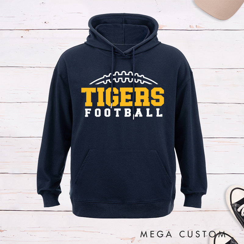 Personalized American Football Hoodie with Custom Your Team Name