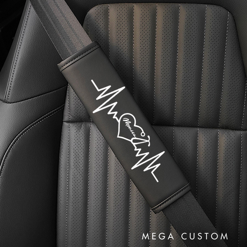 Personalized Nurse Seat Belt Cover Custom Name Car Seatbelt Cover Shoulder Seat Belt Gift