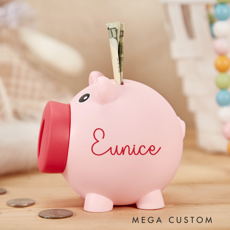 Personalized Piggy Bank with Name Piggy Bank for Boys or Girls 