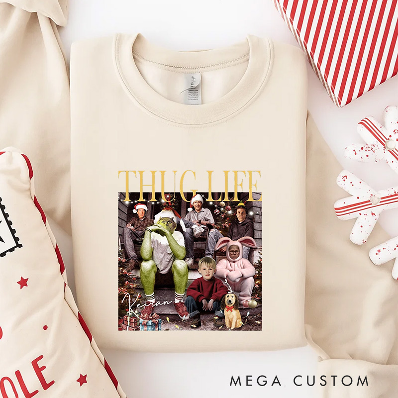 Personalized the Christmas Club Movie Classic Sweatshirt Vintage Holiday Movies Crewneck Family Movie Shirt