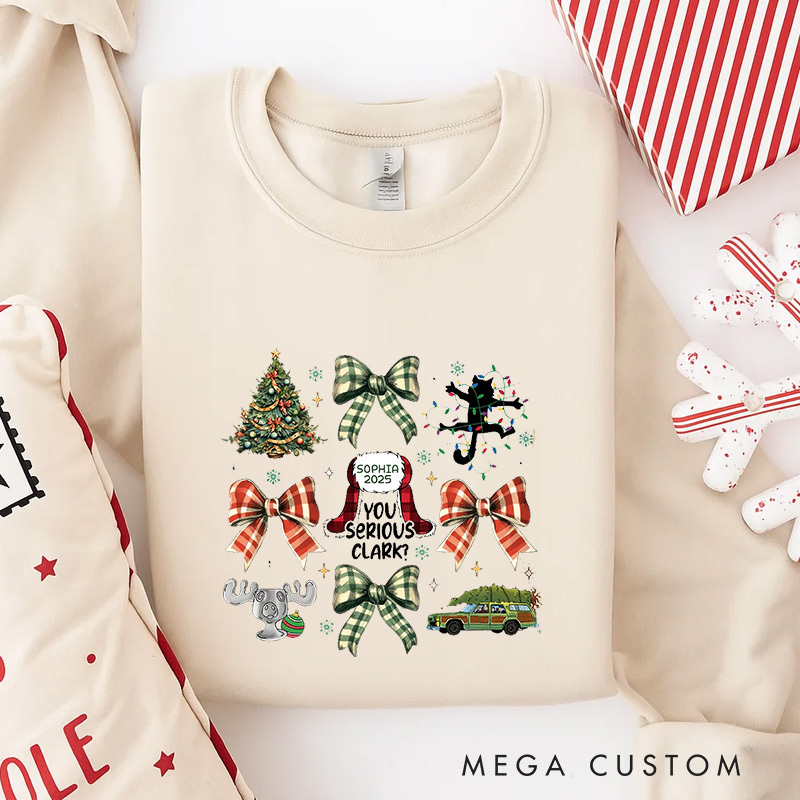 Personalized You Serious Christmas Movies Classic Sweatshirt Christmas Film Crewneck Movie Holiday Shirt