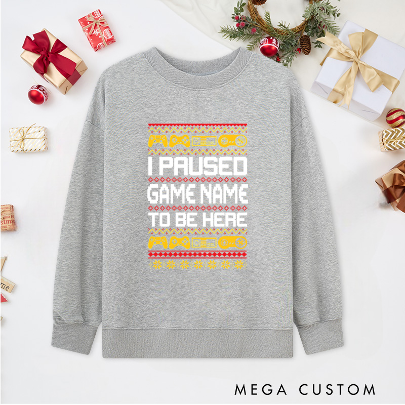 Personalized Game Lovers Christmas T-Shirt Gamers Shirt Christmas Gift for Geek Nerd