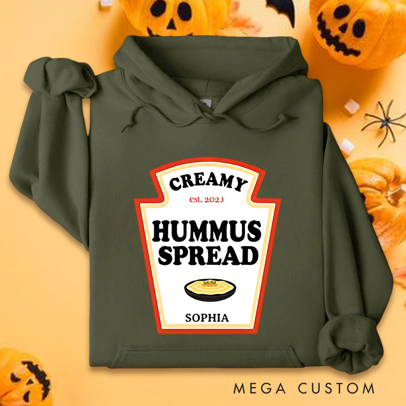 Personalized Vintage Sour Cream Label Artwork for Quirky and Nostalgic Hoodies