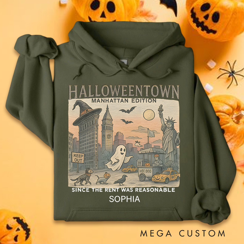 Personalized Halloweentown Manhattan Edition Fun Nostalgic Halloween Hoodies