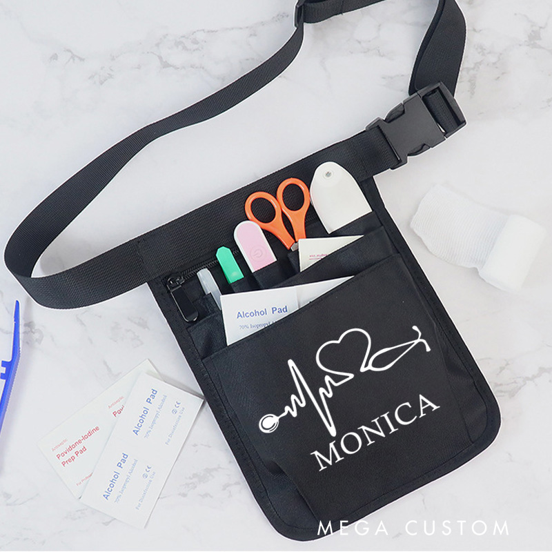 Personalized Nurse Tool Belt Nurse Waist Bag Nurse Fanny Pack Organizer Belt Nurse Hip Pack Nurse Assistant Gift 