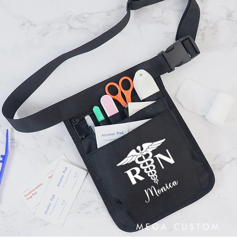 Personalized Nurse Tool Belt Nurse Waist Bag Nurse Fanny Pack Organizer Belt Nurse Hip Pack Nurse Assistant Gift 