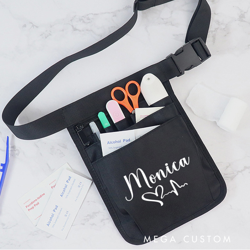 Personalized Nurse Tool Belt Nurse Waist Bag Nurse Fanny Pack Organizer Belt Nurse Hip Pack Nurse Assistant Gift 