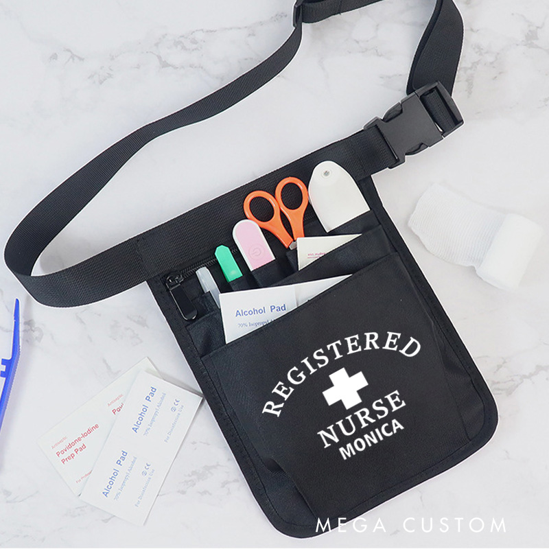 Personalized Nurse Tool Belt Nurse Waist Bag Nurse Fanny Pack Organizer Belt Nurse Hip Pack Nurse Assistant Gift 