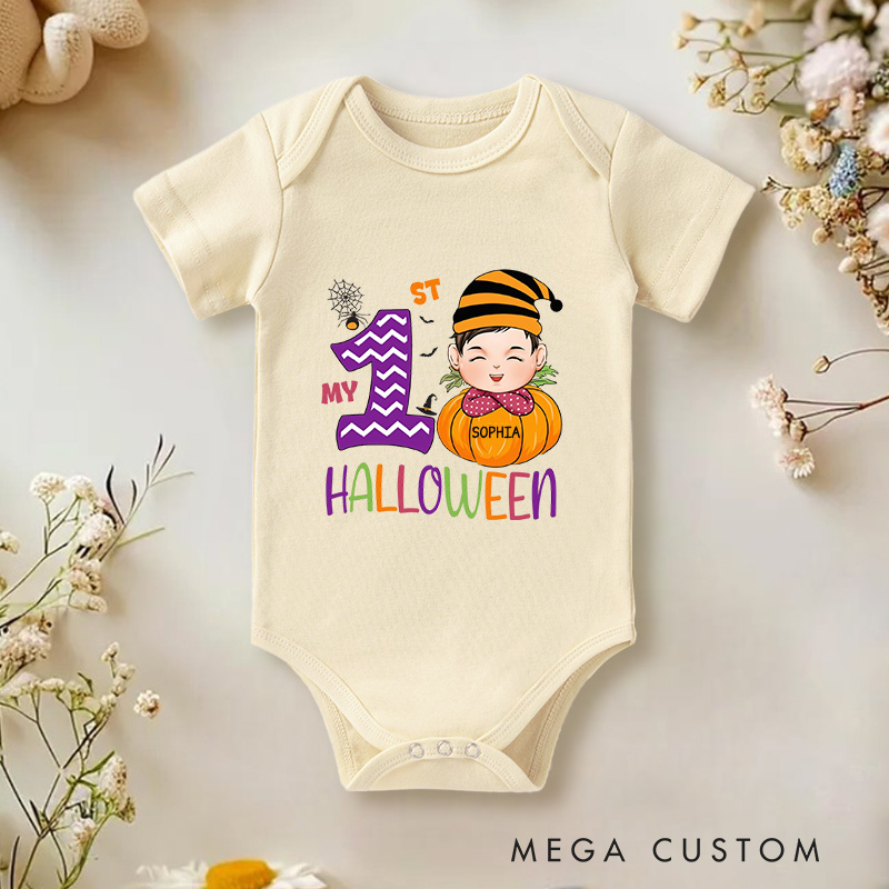 Personalized My 1st Halloween Baby Onesie