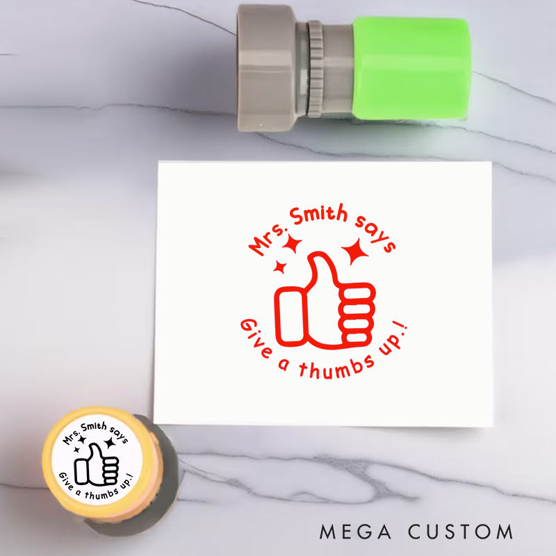 Personalized Teacher Stamps Teacher Says Design Perfect Teacher Appreciation Gift