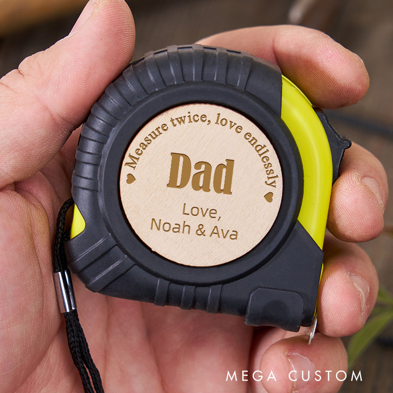 Personalized Tape Measure Gifts For Dad Fathers Day Gift Custom Housewarming Gift New Home Tool Accessories for Father 