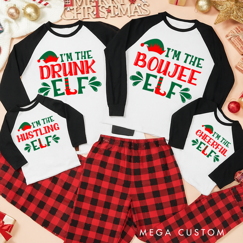 Personalized Elf Family Christmas Pajama Sets Family Matching Family Pajama Sets Christmas Gifts Personalized Elf Pajama Sets
