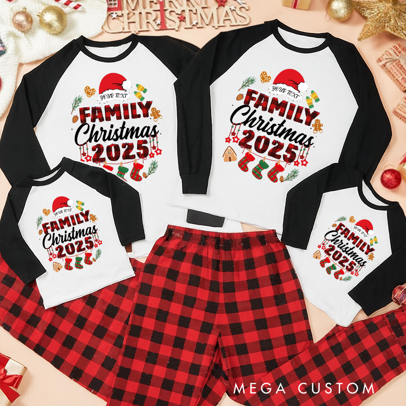 Personalized Family Matching Christmas Pajama Sets Funny Family Christmas Pajama Sets Family Christmas Santa Pajama Sets Custom Family Matching