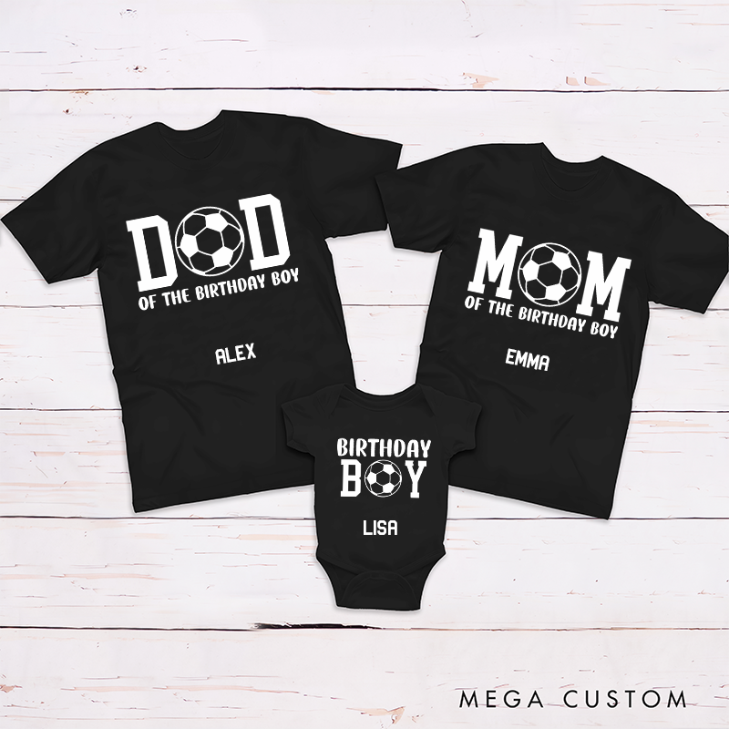 Personalized Soccer Family Matching Outfits Enjoy Quality Soccer Time with Your Loved Ones