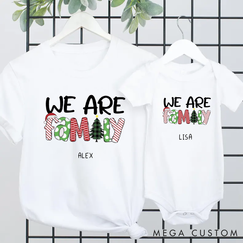 Personalized Festive Family Christmas Matching Outfits for Spreading Love and Joy this Holiday Season