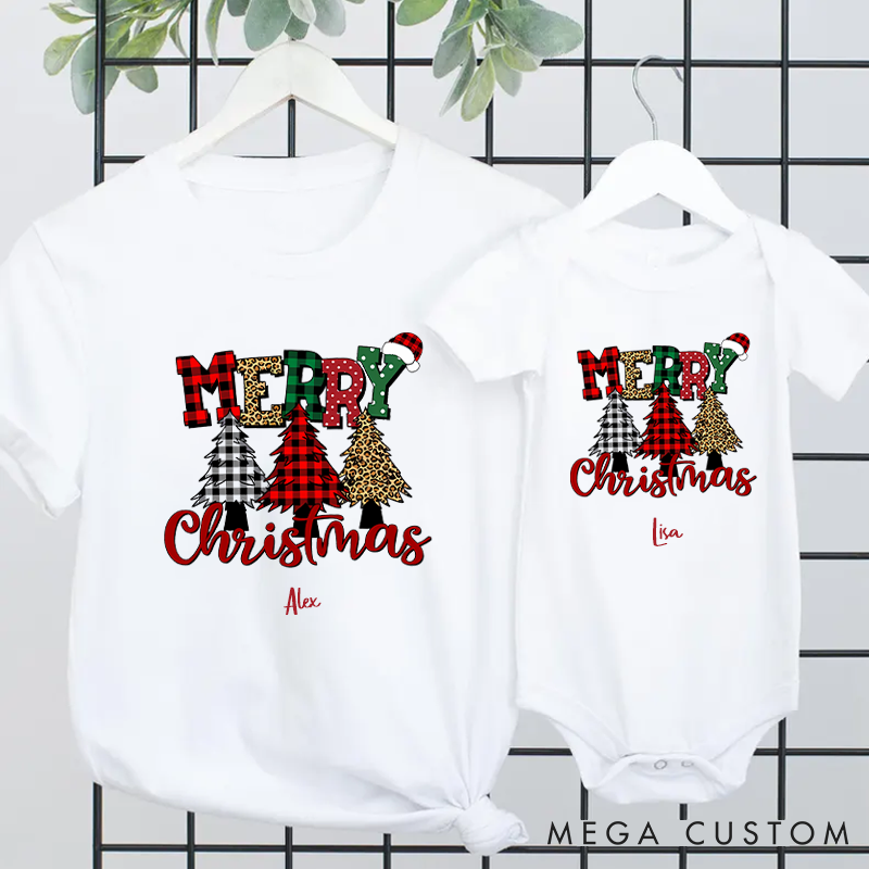 Personalized Christmas Joy Matching Outfits for Family Gatherings and Festive Celebrations