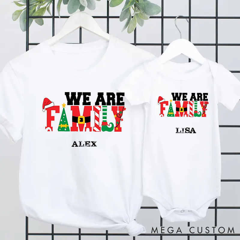 Personalized Merry and Bright Family Matching Outfits for Embracing the Joy of Christmas Together