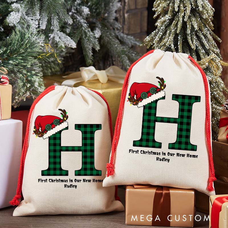 Personalized Christmas Santa Sack Christmas Gift Bag For Kids And Adults Sack For Christmas Present Premium Custom Santa Sack