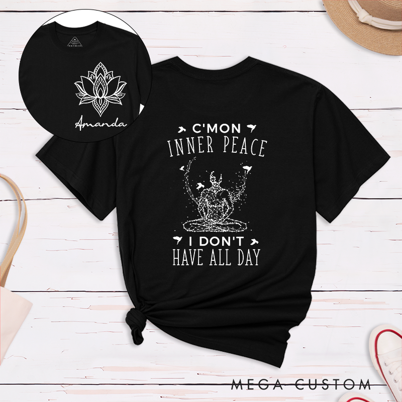 [Copy]Personalized Spiritual T-Shirt Meditation and Self-Love Design Yoga T-Shirt Perfect Gift for Yoga Lover and Meditation