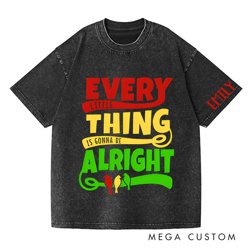 Personalized Washed T-Shirts Hey You Out There in the Cold Getting Lonely Getting Old Can You Feel Me T-Shirt